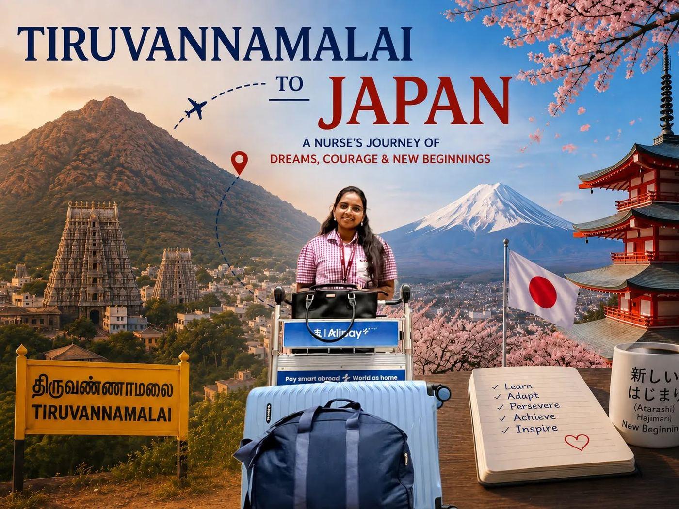 From Tiruvannamalai to Japan