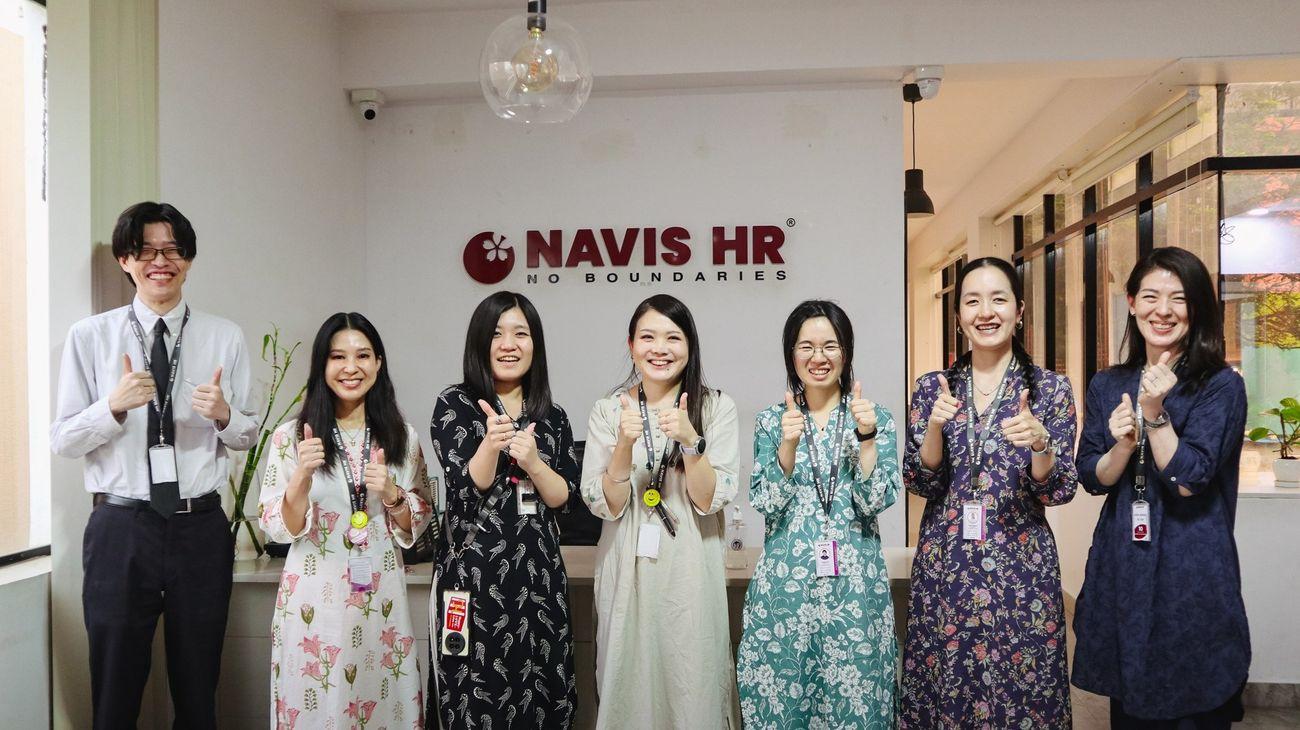 Native Japanese instructors at the NAVIS HR training centre in Bengaluru